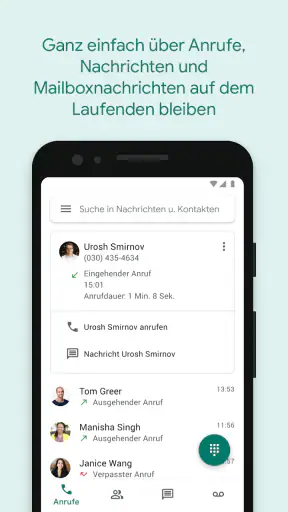 Google Voice screenshot
