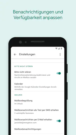 Google Voice screenshot