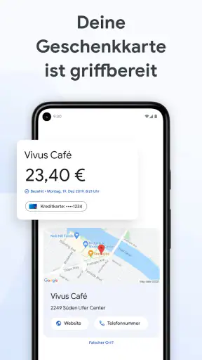 Google Wallet screenshot
