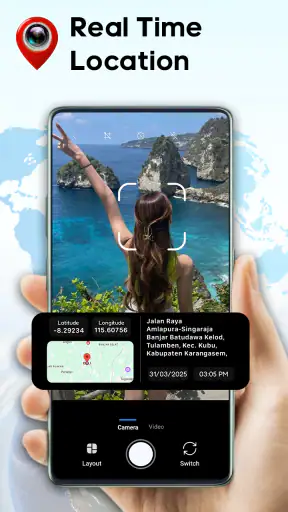 GPS Camera Map & Geotag Photos screenshot