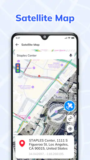 GPS-Karte: Sprachnavigation screenshot