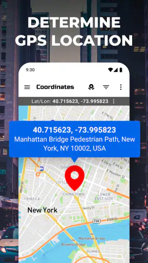 GPS-Koordinatenkarte screenshot