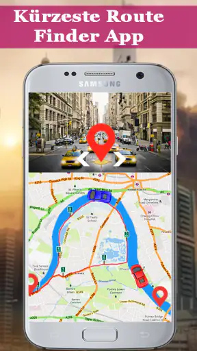 GPS-Navigation: Karte Richtung screenshot