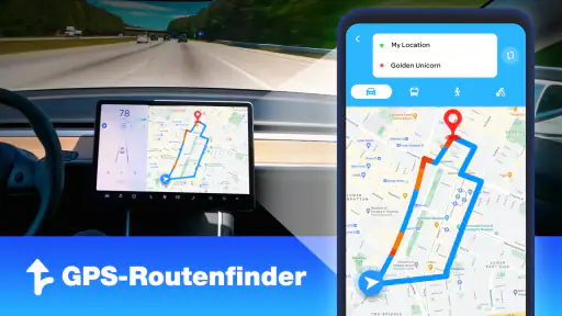 GPS-Navigation - Routenfinder screenshot