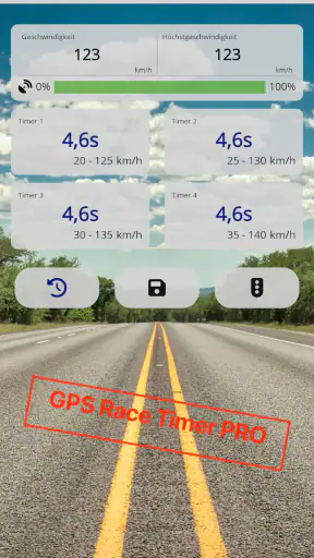 GPS Race Timer screenshot