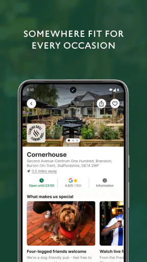 Greene King Pubs & Restaurants screenshot