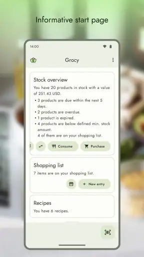 Grocy: Unlock Key screenshot