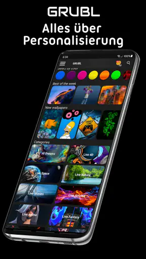 GRUBL™ 4D Live-Hintergründe KI screenshot