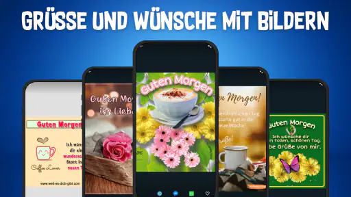 Grüße und Wünsche mit Bildern screenshot
