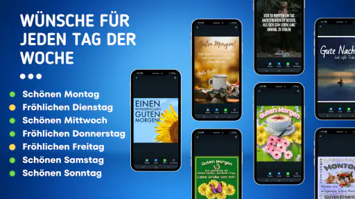 Grüße und Wünsche mit Bildern screenshot
