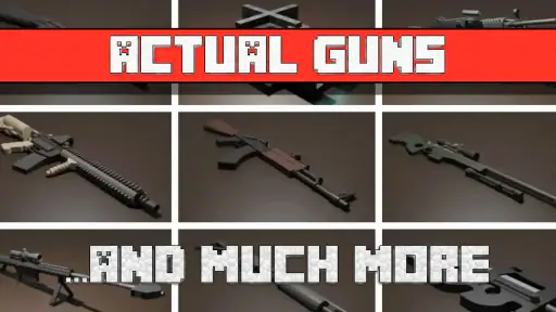 Mc Gun Mod for Minecraft PE screenshot