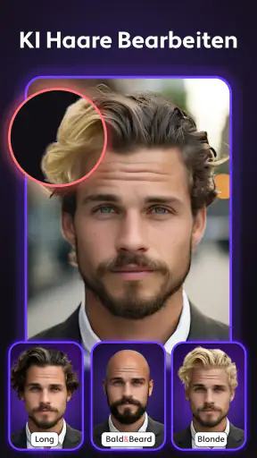 Haare Filter: Haarfarbe Ändern screenshot