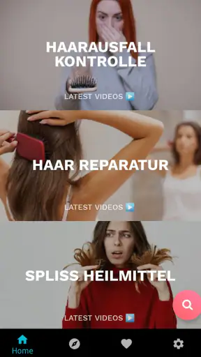 Haarpflege App Deutsch screenshot