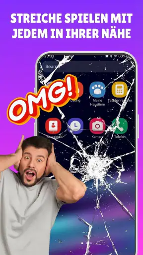 HahaBroken,Kaputter Bildschirm screenshot