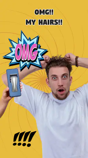 Hair Cut Games Prank Meme Fake screenshot