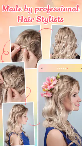 Hairstyles step by step screenshot