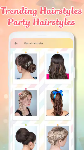 Hairstyles step by step screenshot