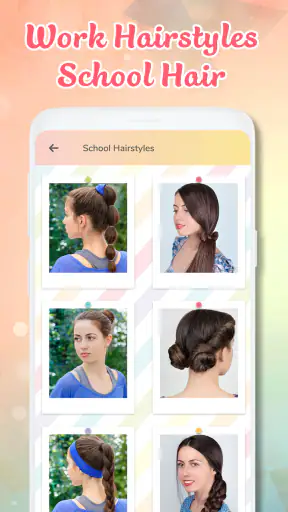 Hairstyles step by step screenshot