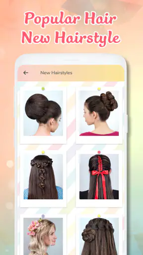Hairstyles step by step screenshot
