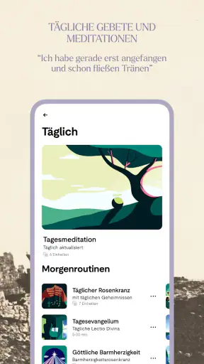 Hallow: Gebet & Meditation screenshot