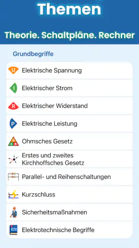 Handbuch für Elektriker screenshot