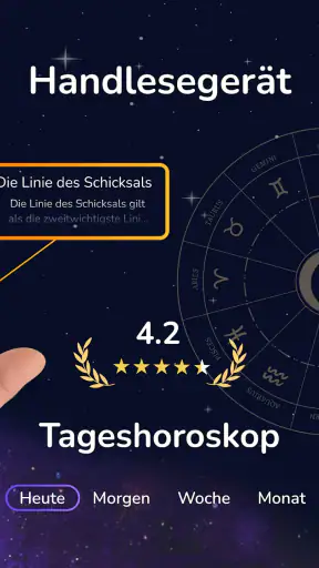 Handleser und Tageshoroskop screenshot