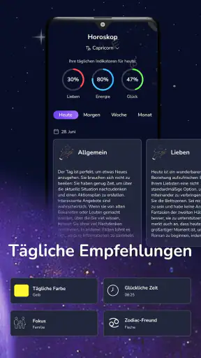 Handleser und Tageshoroskop screenshot