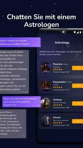 Handleser und Tageshoroskop screenshot