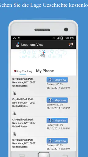 Handy orten: GPS-Ortung screenshot