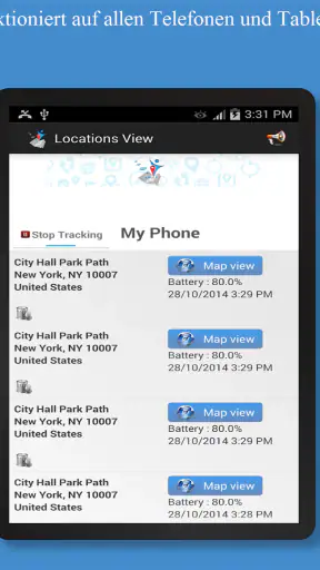 Handy orten: GPS-Ortung screenshot