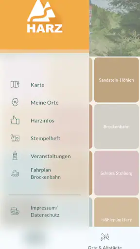 Harz App - mit Stempelheft screenshot