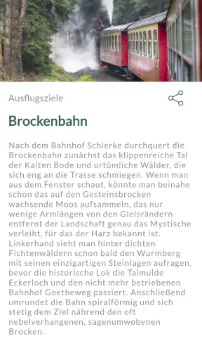 Harz App - mit Stempelheft screenshot