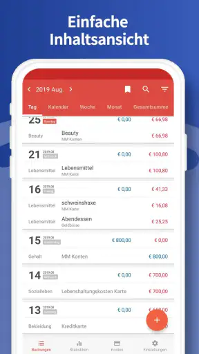 Haushaltsbuch : Money Manager screenshot