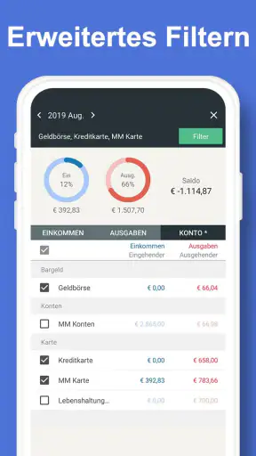 Haushaltsbuch : Money Manager screenshot