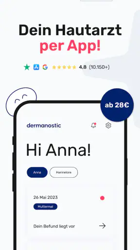 Hautarzt per App - dermanostic screenshot