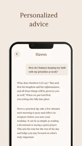 Haven - Bible Chat screenshot