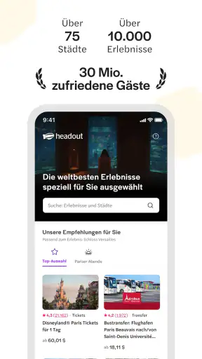 Headout: Reisen und Tickets screenshot