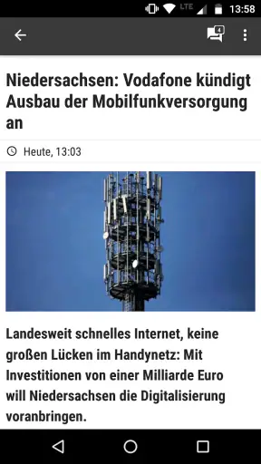 heise online - News screenshot