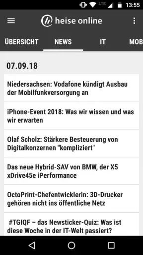 heise online - News screenshot