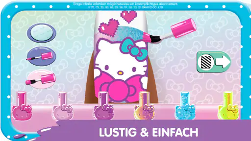Hello Kitty Nagelsalon screenshot