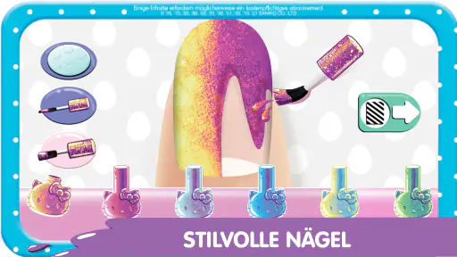 Hello Kitty Nagelsalon screenshot