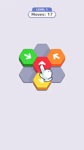 Hexa Away : Sechseck-Puzzle screenshot