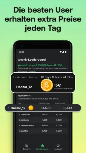 HeyCash: Umfragen für Geld screenshot