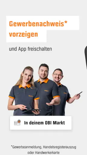 heyOBI Profi: Handwerker-App screenshot