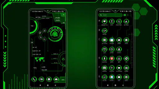 Hi-tech Circuit Launcher screenshot