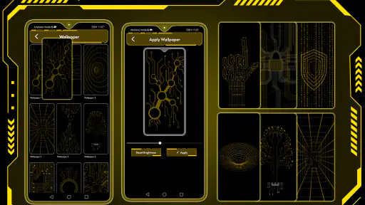 Hi-tech Circuit Launcher screenshot