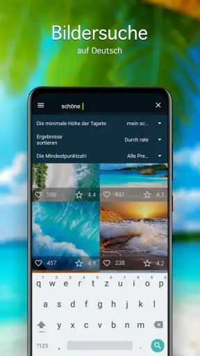 Hintergrundbilder mit Ozean 4K screenshot