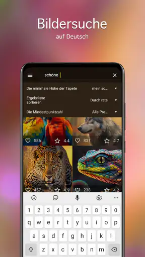 Hintergrundbilder mit Tier 4K screenshot