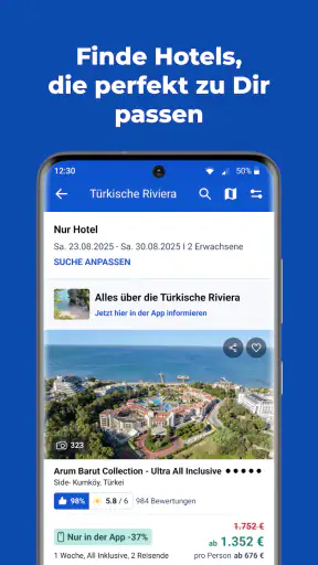 HolidayCheck: Urlaub & Hotel screenshot