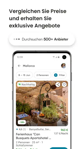 Holidu: Ferienwohnungen screenshot